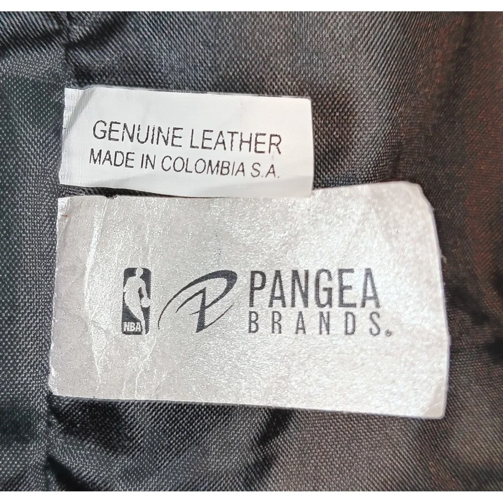 NBA Pangea Brands Genuine Leather Phoenix Suns Black‎ Duffel Bag Travel Gym